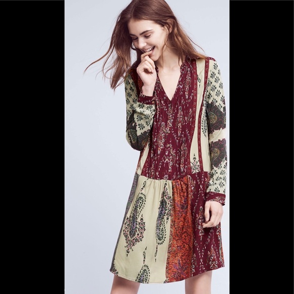 Anthropologie Dresses & Skirts - Anthropologie TINY Gwen Patchwork Dress M